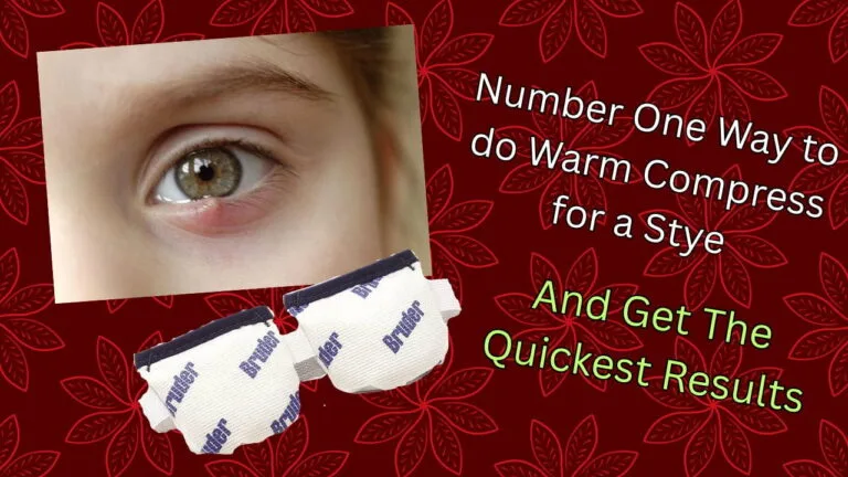 Number One Way to do Warm Compress for a Stye